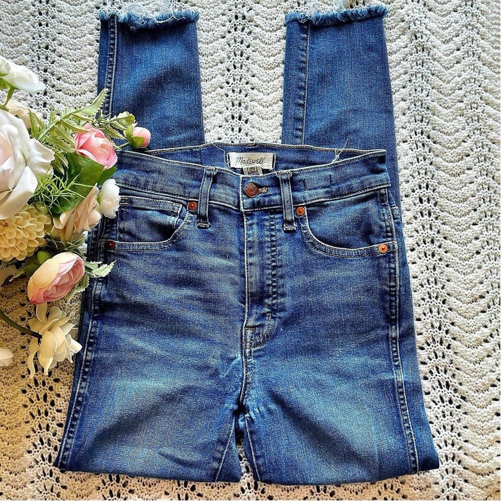 Madewell Blue Skinny Jeans